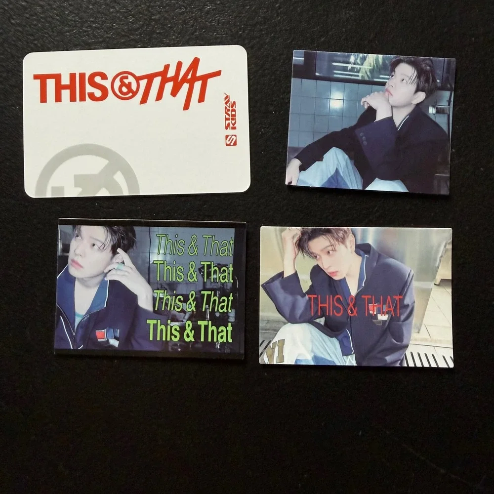 STRAY KIDS SEUNGMIN This & That Photocard & Sticker Set
